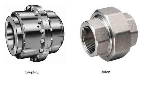 What Is The Difference Between Pipe Coupling And Union