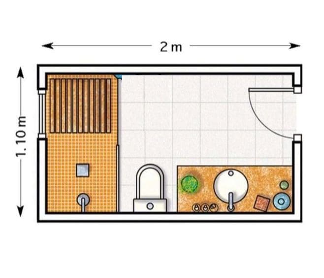 Indian Bathroom Standard Sizes