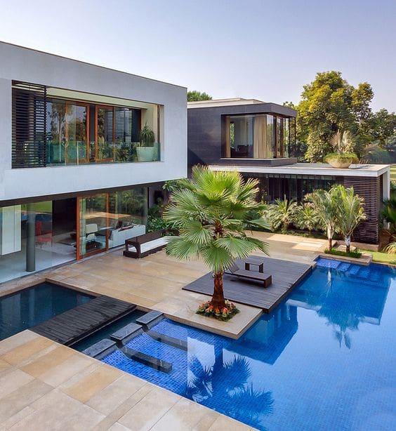 Swimming Pool inside the House