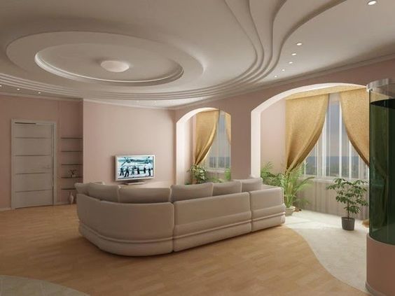 Using Curves in False Ceiling