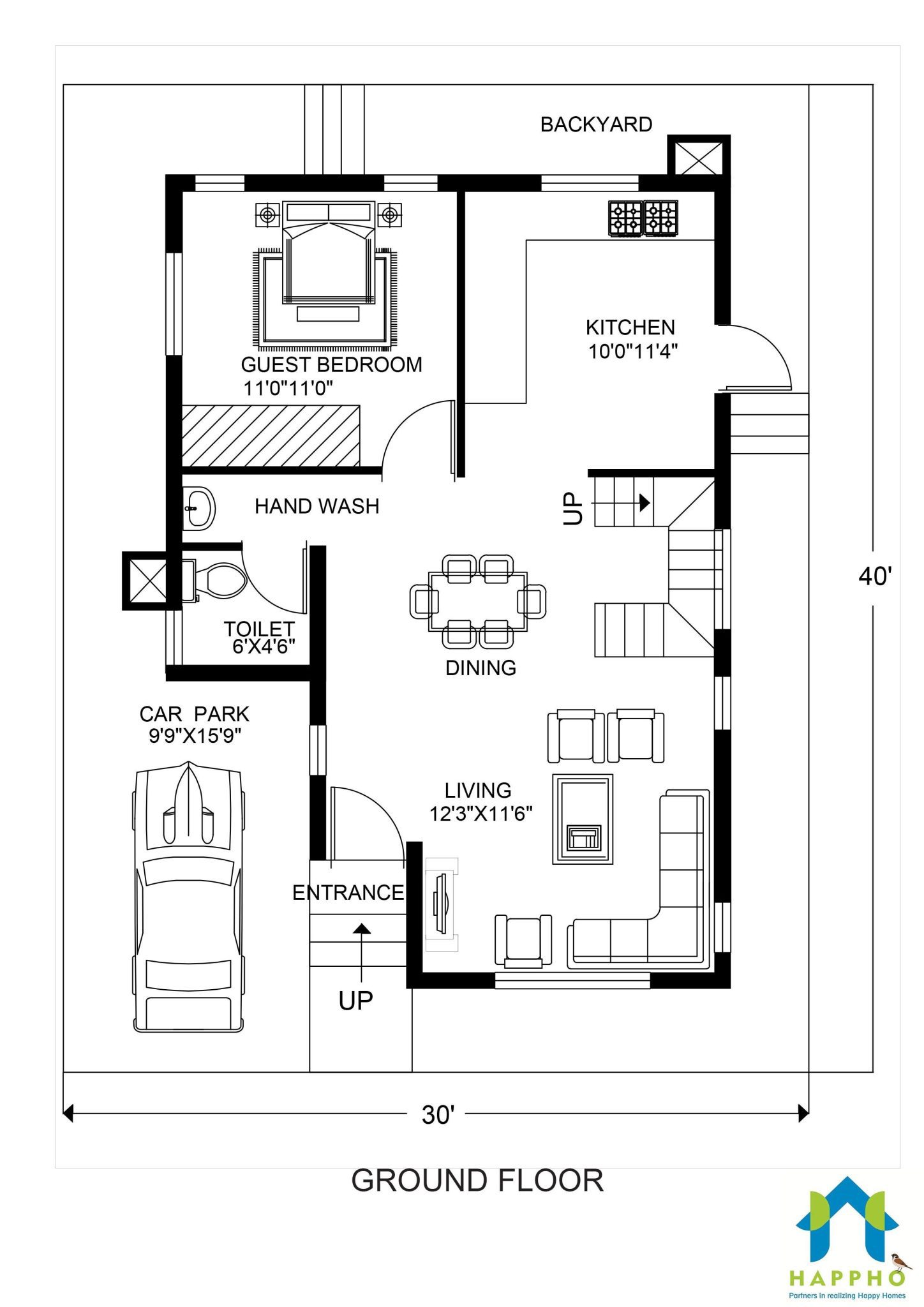 30 By 40 Floor Plans - floorplans.click