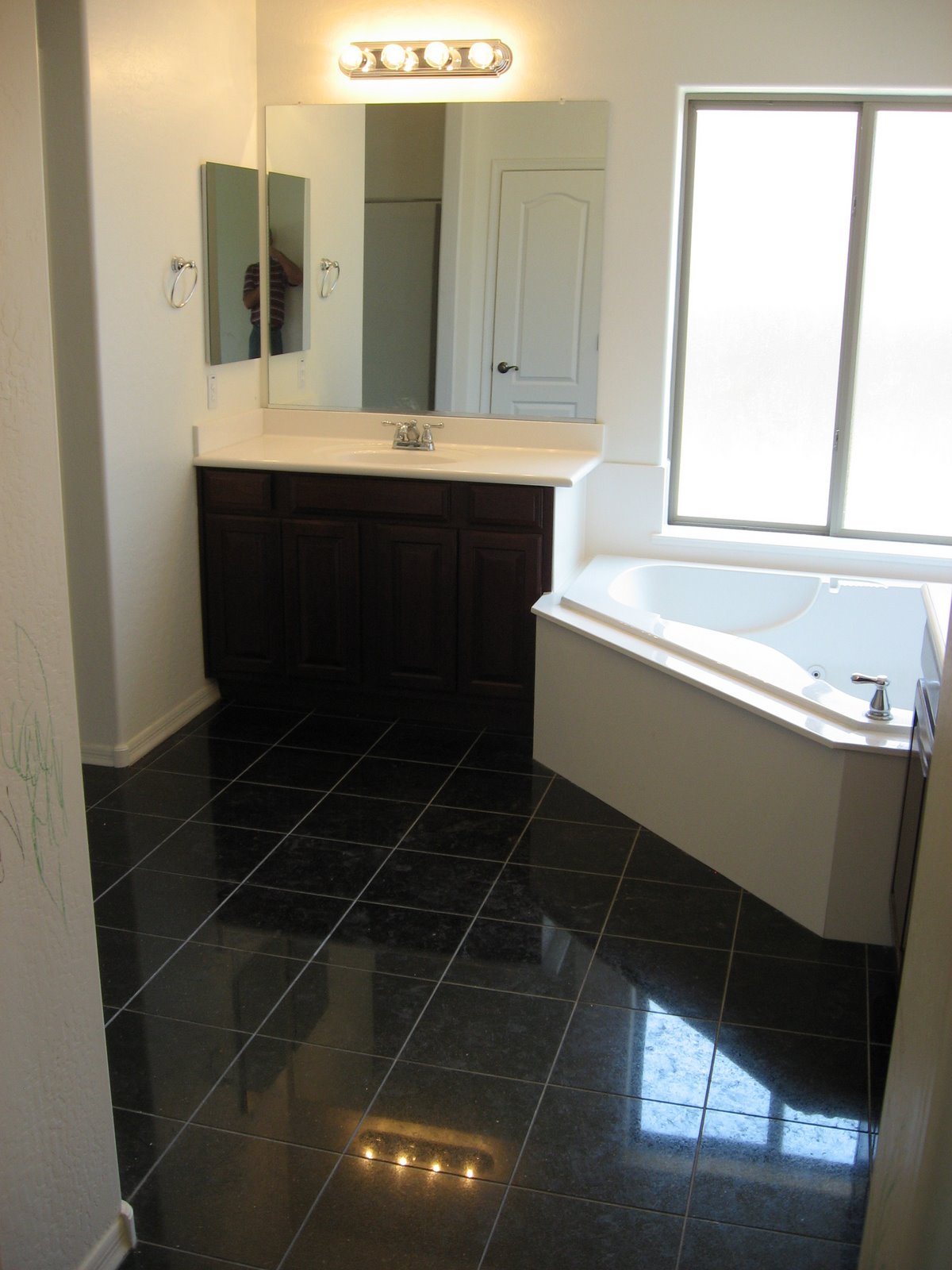 Image result for black granite floor
