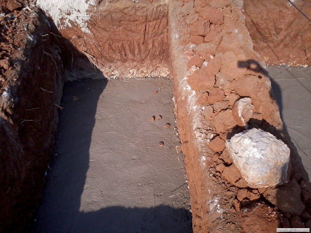 Excavation for Isolated Footings as required