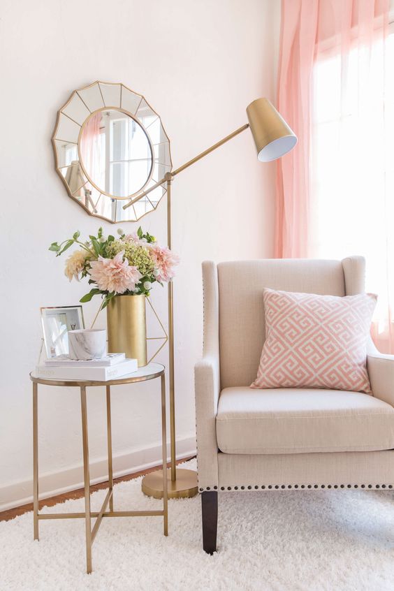 Golden Color Living Room Ideas