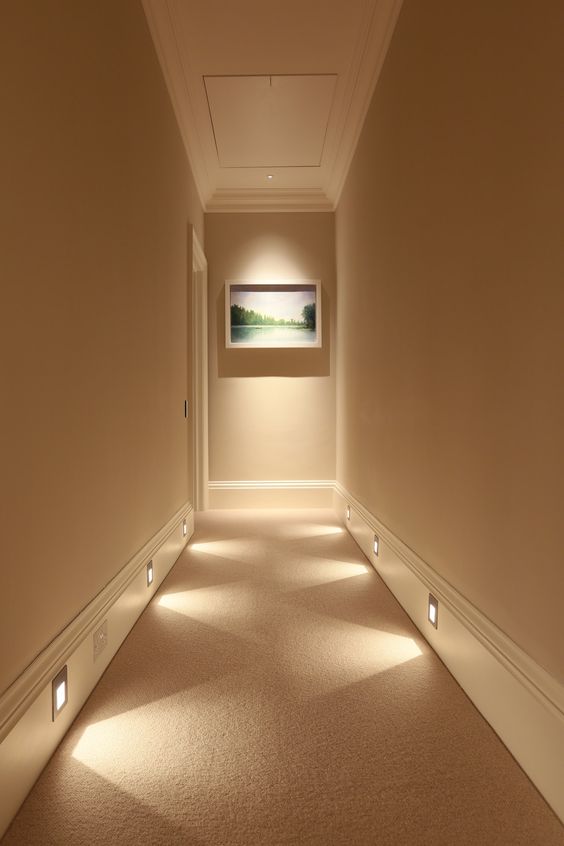 Floor Lamp ideas in skirting in lobby or passage area