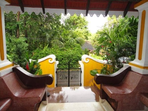 porch area of a goan house