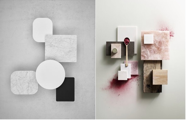 Materials Boards to give a soothing look