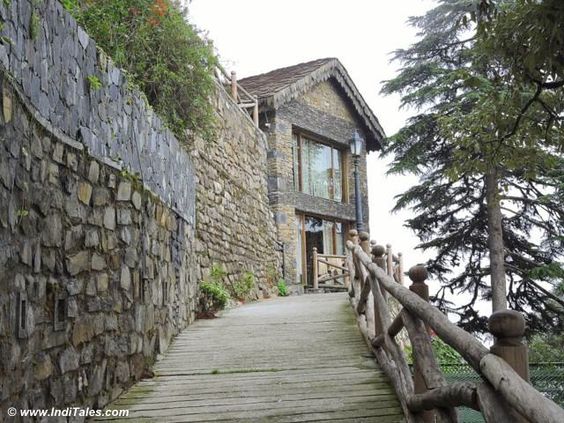 Houses built in stone and timber - Himachal Houses