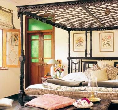 Wooden Bed - Himachal Bedroom Decor
