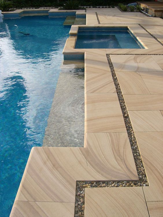 Drainage - an important factor to be considered in pool design to avoid splashing and overflow