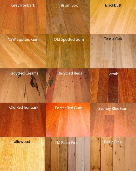 Color Options available in Wooden Flooring