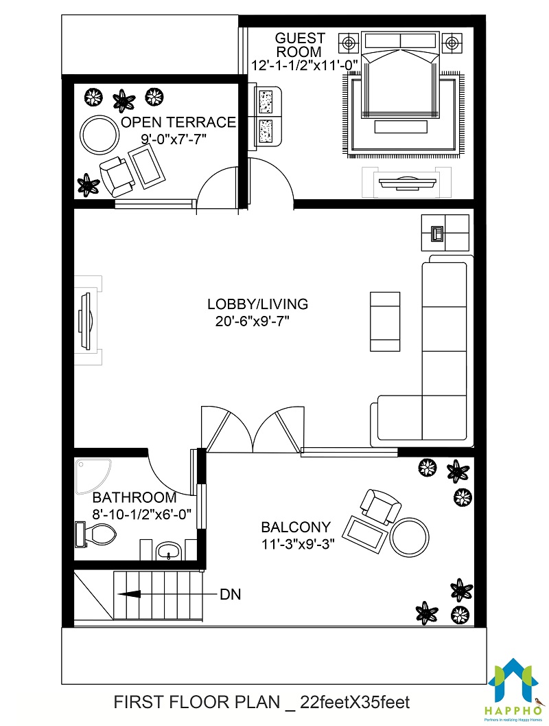 11x35-feet-small-space-house-design-for-rent-purpose-full-walkthrough-2021-kk-home-design