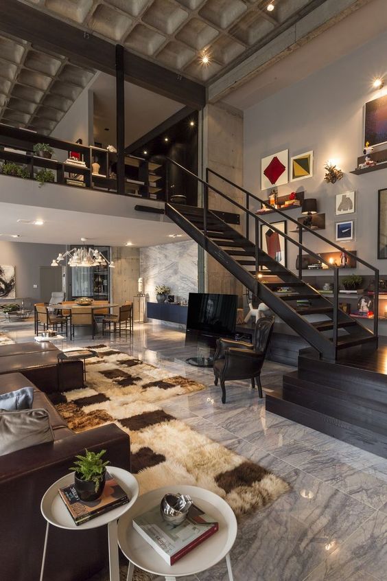 Living Room Loft area design Ideas