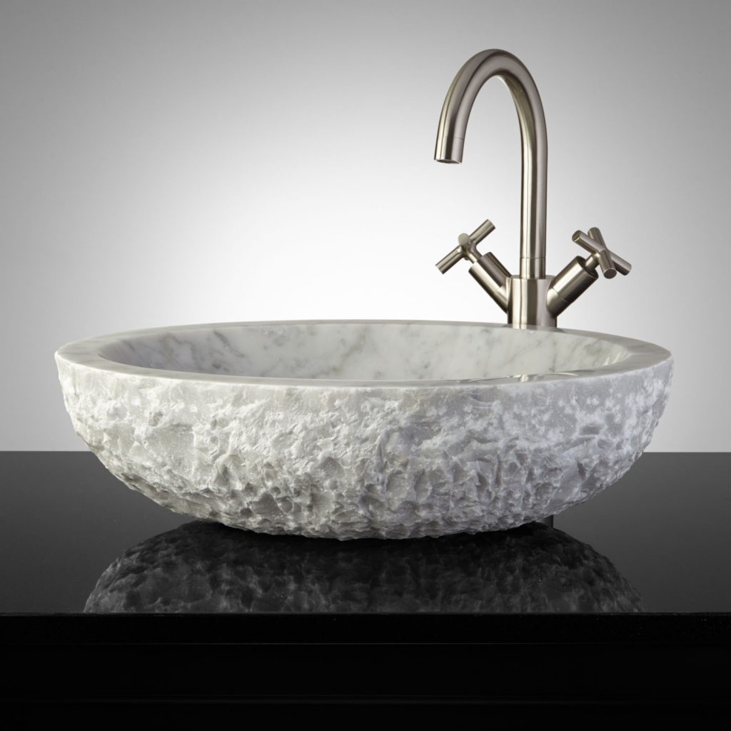 marble-oval-sink-carrara-counter-top