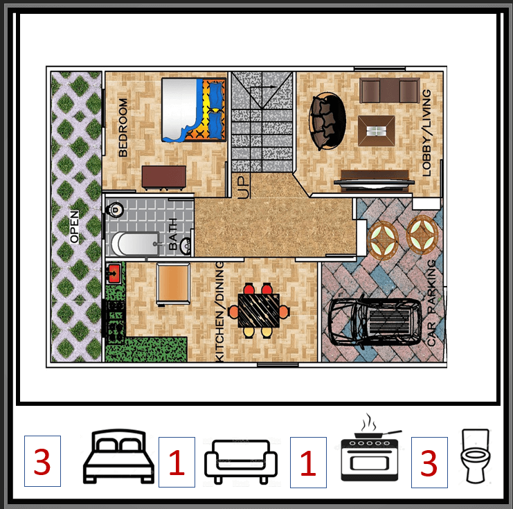 3 bedroom house