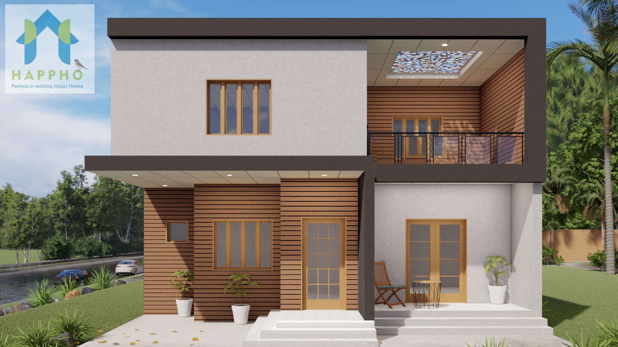 35X50 House Plan West Facing 3 BHK Plan 040 Happho