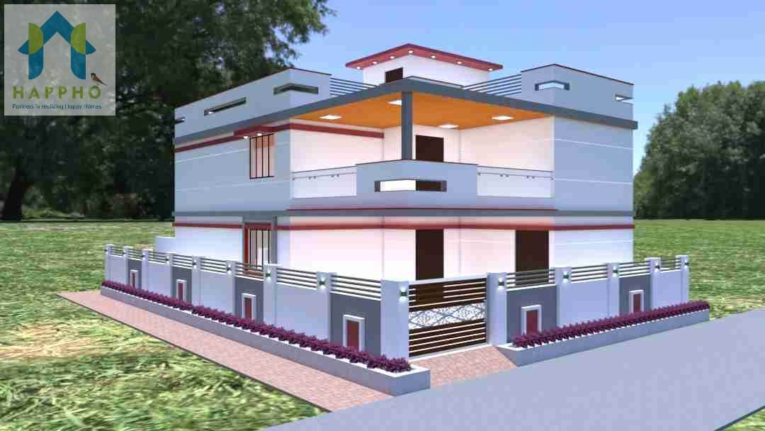 house front design indian style house