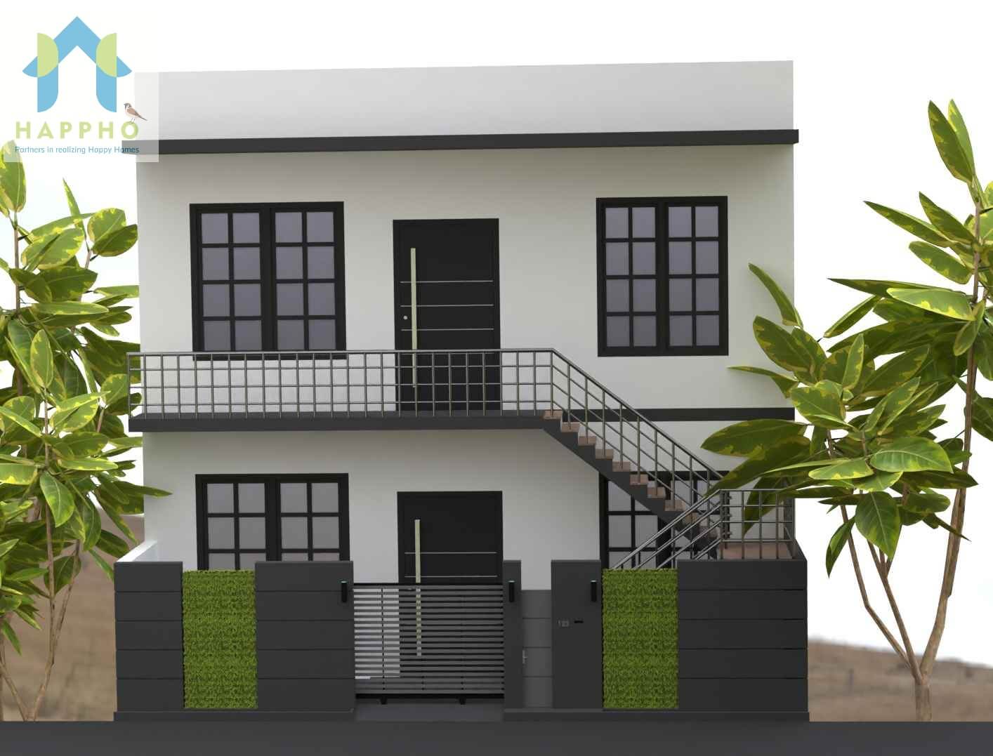 25x30 modern house plan