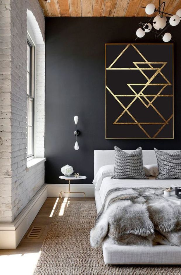 Emplasized element in minimalist homes