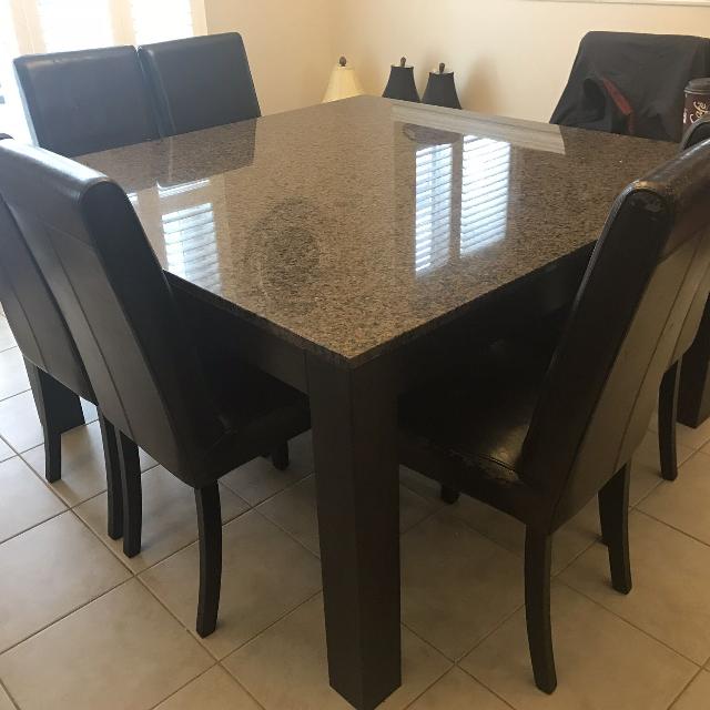 Granite Top Dining table
