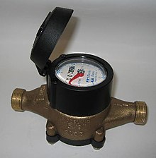 Water meter and its use to conserve water