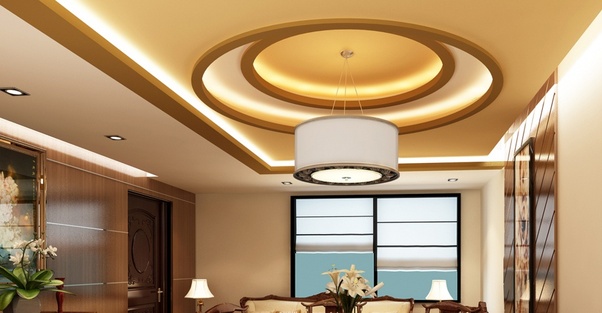 Hanging lighting fixture that puts load on the false ceiling