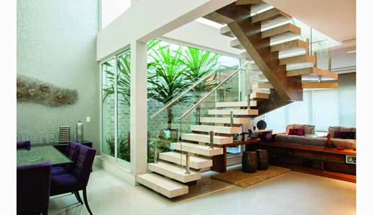 A separate room created in house as garden space