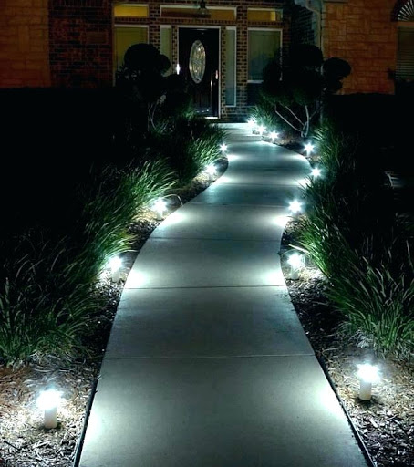 Pathway lighting in Landscaping