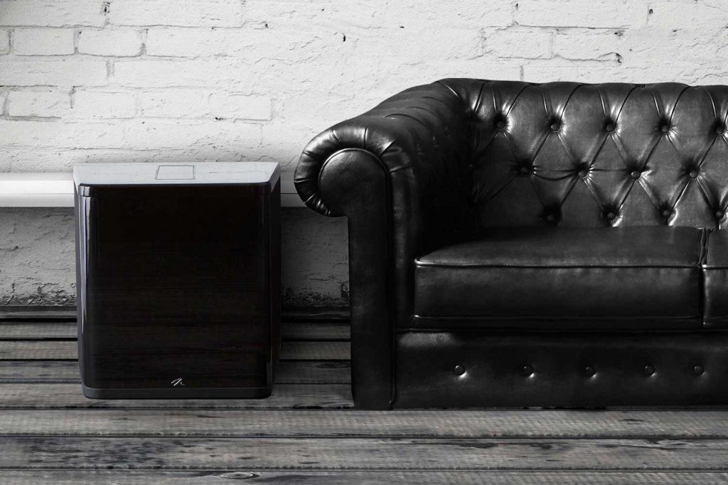 Sofa in leather finish