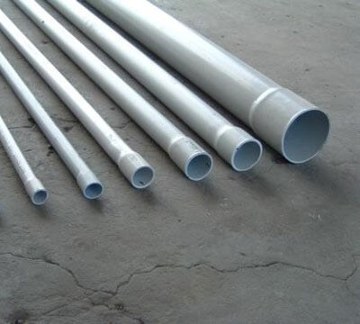 PVC lines used in water supply lines