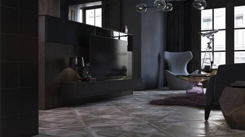 Black furniture in living room trend 2020