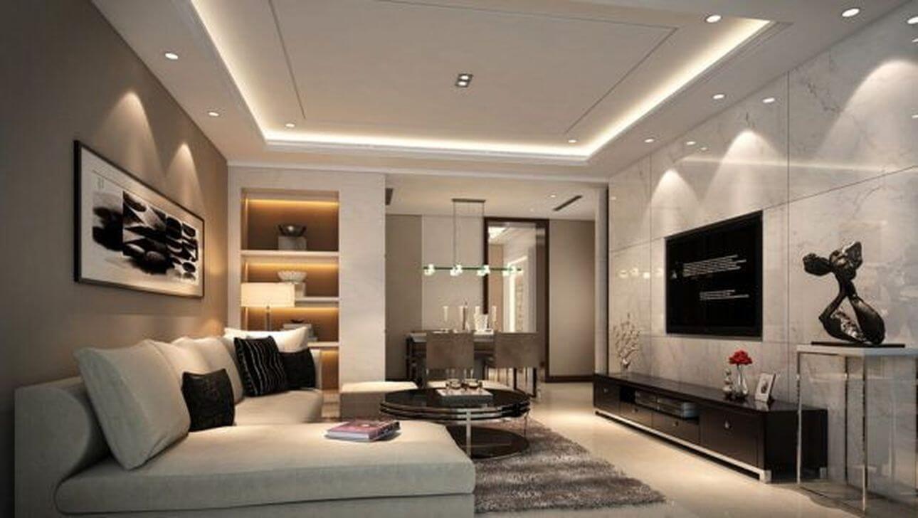 elegant false ceiling design for living room