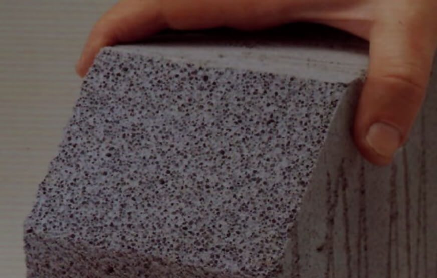pores created in foam concrete