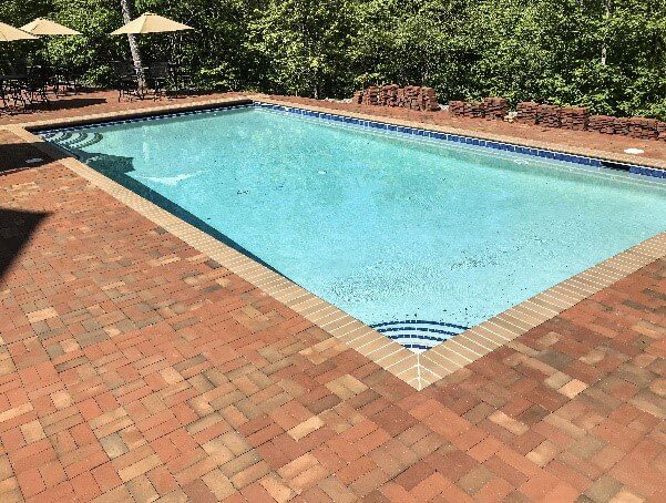 Brick pavement around the pool-1