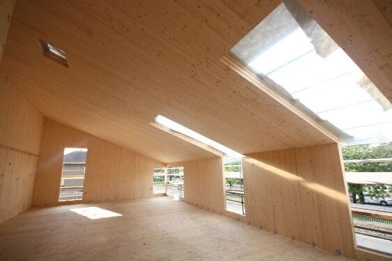 Cross Laminated timber used in building construction