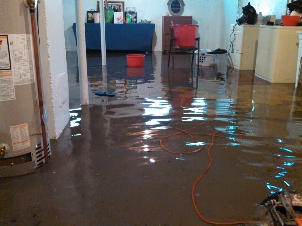 Flooding of basement during rains