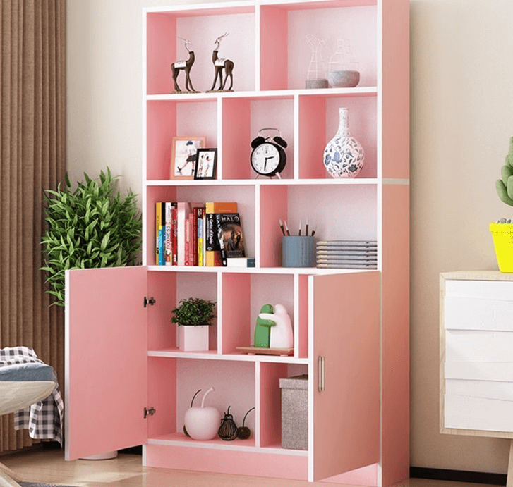 Customized cupboards with low height storage for kids toys storage