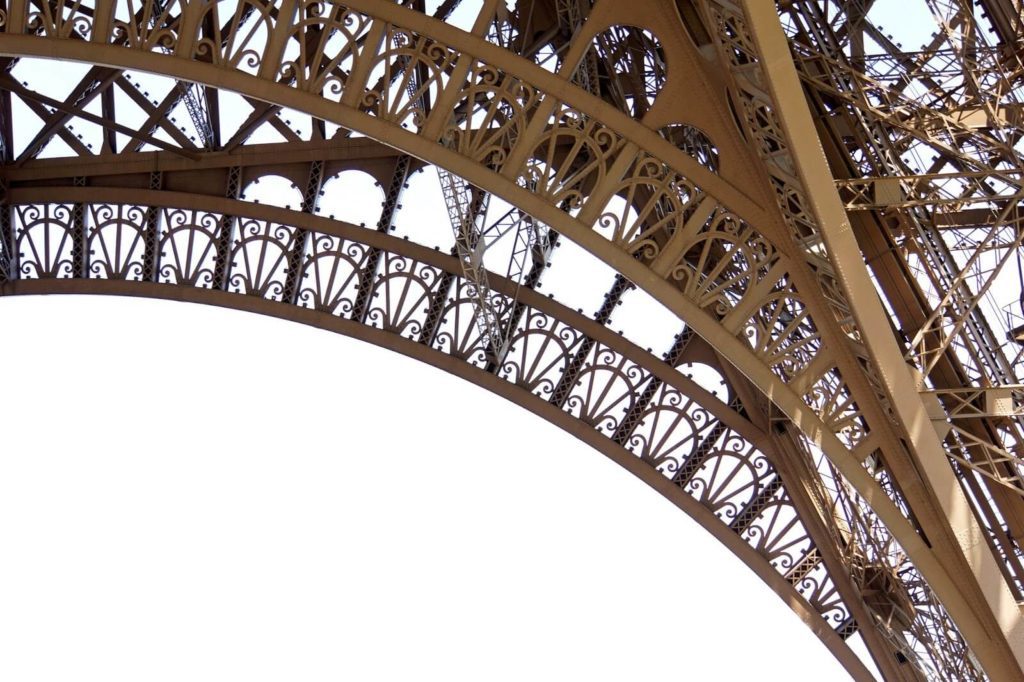 Eiffel tower representing industrial architecture
