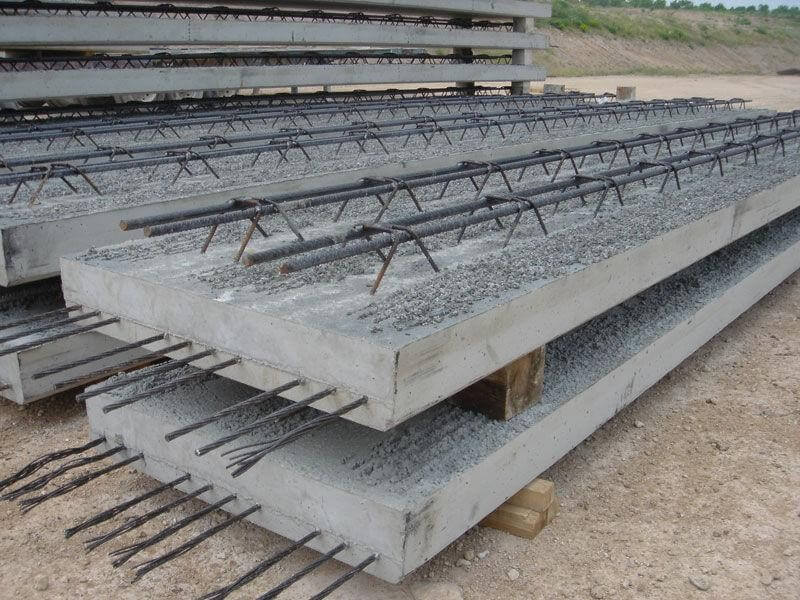 Reinforced concrete used in construction of structural members