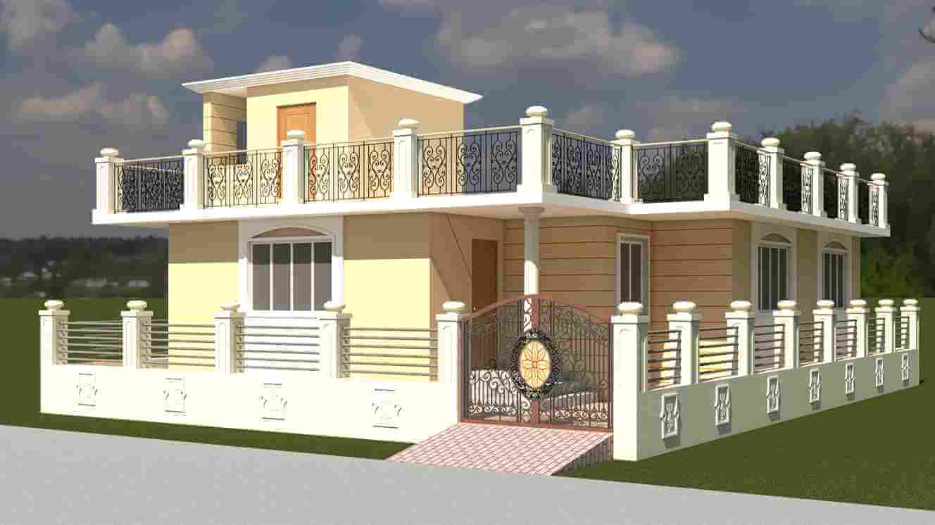 simple and modern house design for indian style home