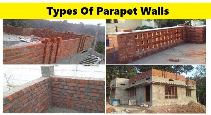 Types of Parapet Walls