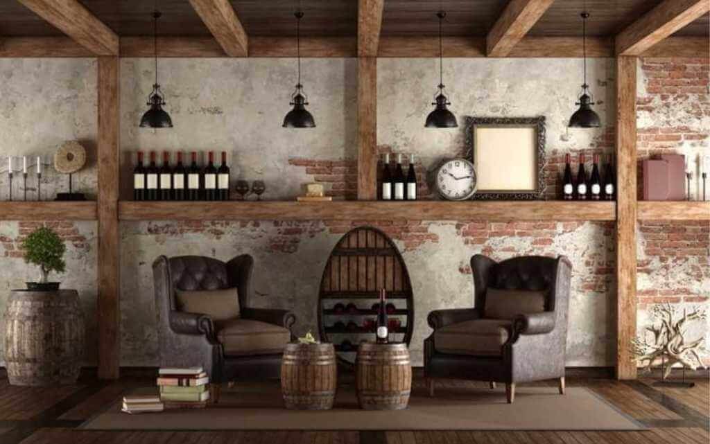 wine cellar in home