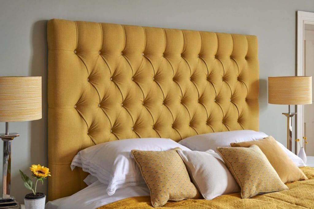 Headboard in bedroom