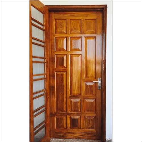 panel solid wood door
