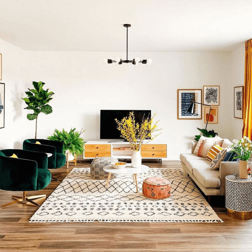 image of arranged furniture in house to control sound