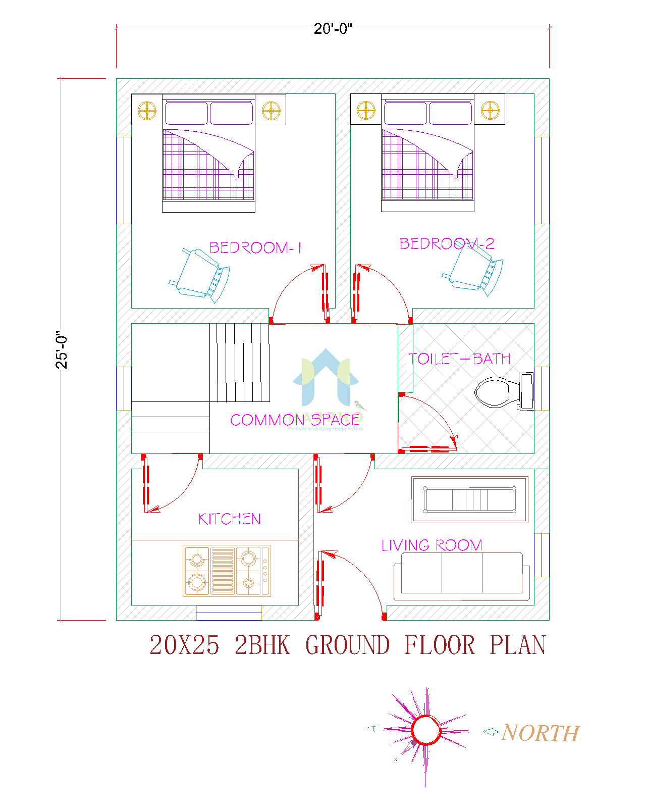 East Facing 2 Bedroom House Plans As Per Vastu Infoupdate