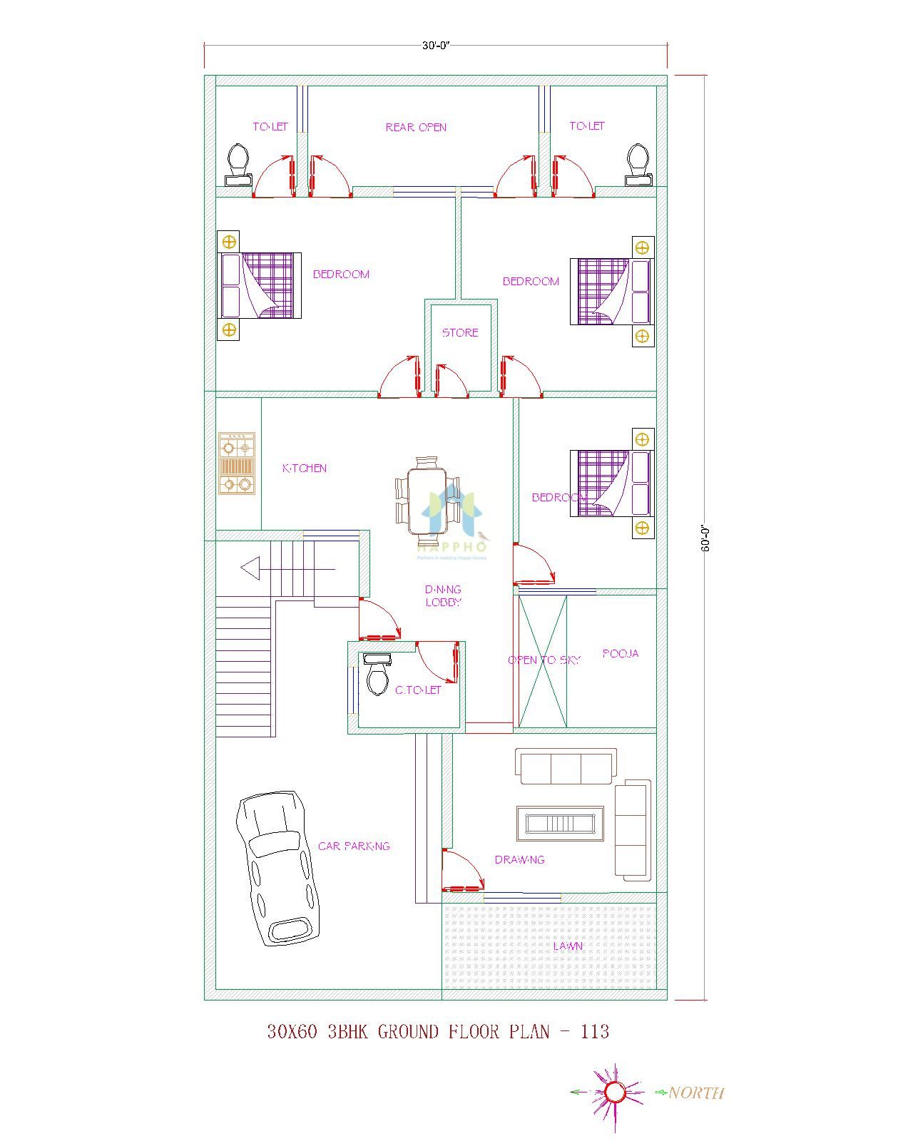 3bhk-house-plan-with-plot-size-20x50-south-facing-rsd-vrogue-co