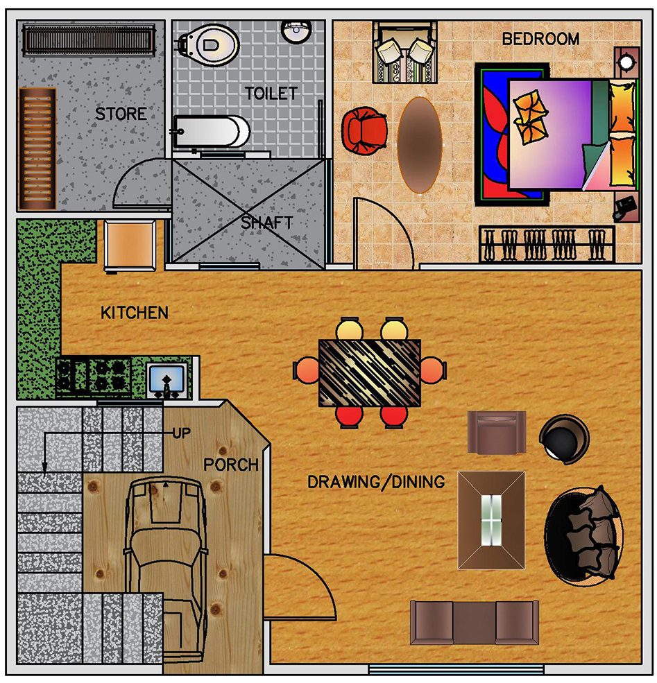 floor plan for single storey house