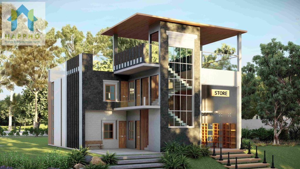 modern and single house plan