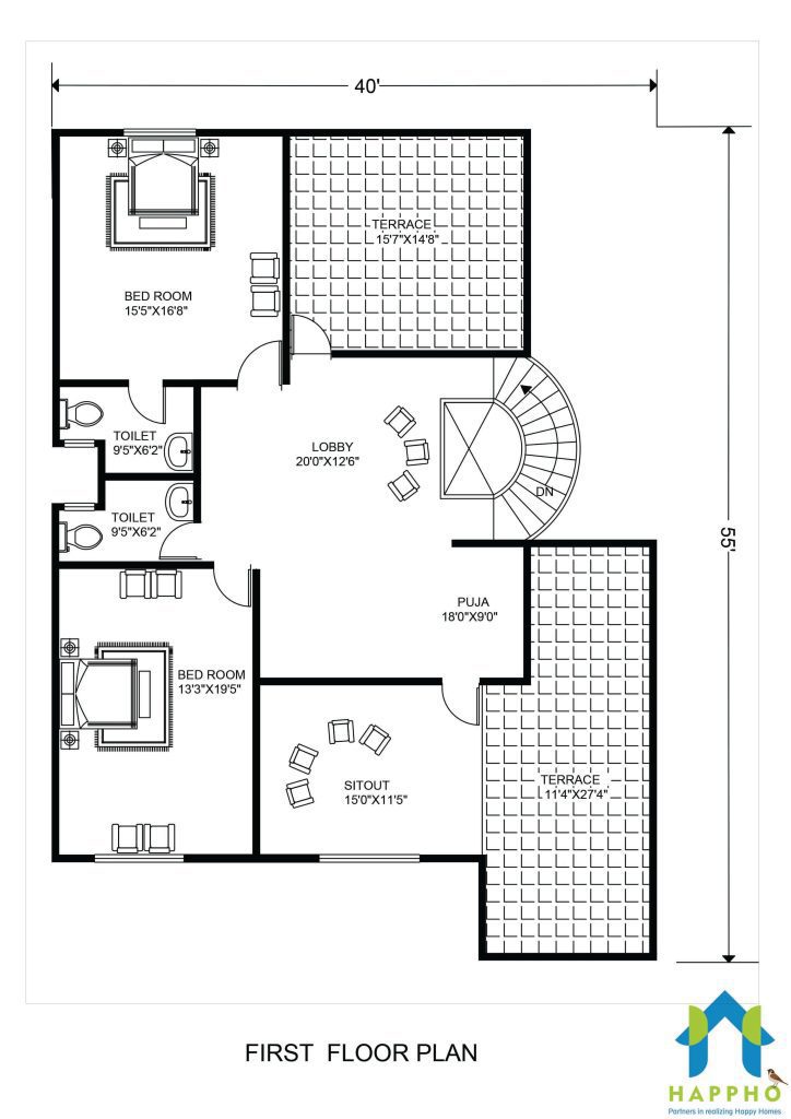 4 bedroom house plan
